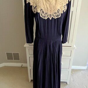 woman's used vintage dress